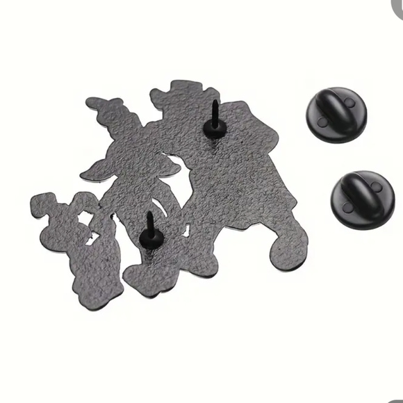 Inspector Gadget hat pin, Inspector Gadget, Penny, and Brain Enamel Pin - Picture 2 of 3